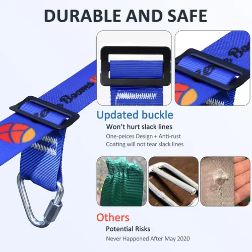 Miniatura 4 de Accesorios para el curso de obstáculos Ninja Warrior, nueva hebilla para eslingas de 2" de ancho, eslinga sin desgarros
