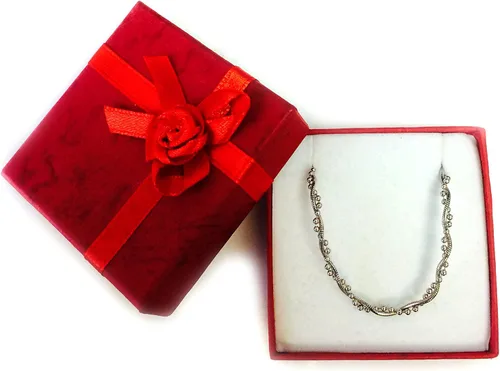 Miniatura 4 de Braided Bead And Snake Style Chain Anklet In Sterling Silver