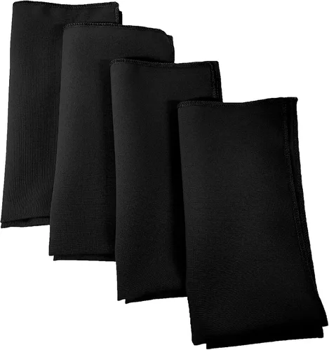 Miniatura 88 de LA Linen Paquete de 10 servilletas de popelina de poli, servilletas de tela suave, servilletas lavables y reutilizables, servilletas de mesa