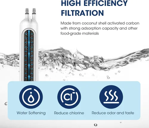 Miniatura 3 de MARRIOTTO MRW4 Filtro de agua para refrigerador Compatible con EDR3RXD1, 4396841, 4396710, Filtro 3, 46-9083, 46-9030, 9030, 9083 Filtro de agua
