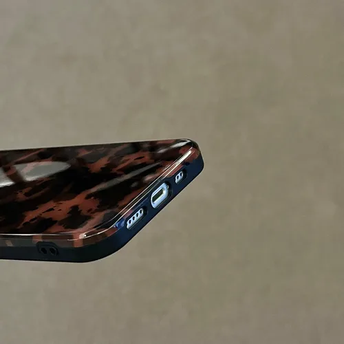 Miniatura 9 de Funda Compatible con iPhone 11, Caparazón de Tortuga Marrón Ámbar con Estampado de Leopardo Cubierta Retro Chic Elegante Clásica Linda Protectora
