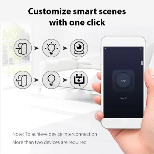 Miniatura 5 de Enchufes inteligentes, 4 paquetes de enchufe inteligente, enchufes inteligentes compatibles con control remoto TY APP, toma inteligente de 10 A