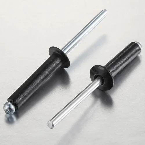 Miniatura 6 de Wensilon (80 piezas) Juego de remaches ciegos profesionales negros de aluminio, juego de agarre de aluminio y mandril de acero