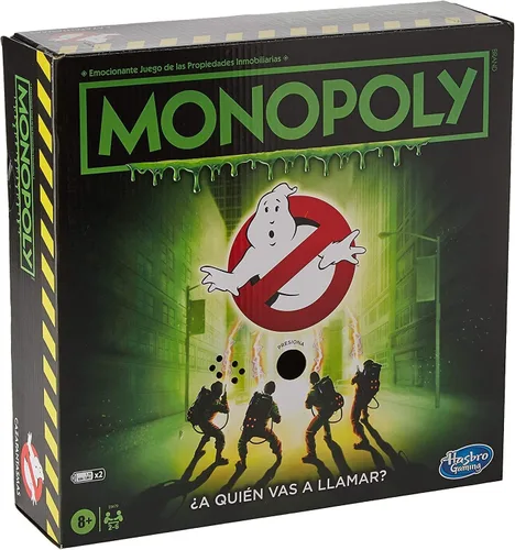 Monopoly Juego de mesa Ghostbusters: 2-6 jugadores, mayores de 8 años