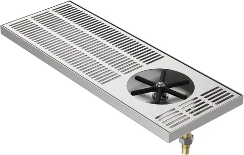 Enjuagadora con spray lateral, 7 por 20", acero inoxidable