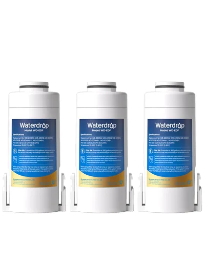 Waterdrop WD-EDF - Filtros de repuesto para jarra de filtro de agua eléctrica Waterdrop 𝐖𝐃-𝐄𝐃𝟎𝟏/𝐄𝐃𝟎𝟐/𝐄𝐃𝟎𝟒/𝐄𝐃𝟎𝟏𝐀/𝐄𝐃𝐂𝟎𝟏, duran 3 meses o 200 galones,