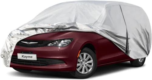 Miniatura 99 de Kayme - Cubierta completa impermeable de 6 capas para automóvil, apta para todo clima, protección para exteriores contra lluvia, rayos ultravioleta