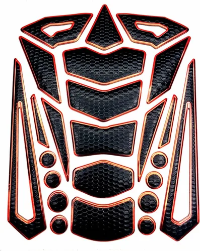 Miniatura 6 de Niree Adhesivo protector de brillo metálico para tanque de motocicleta para Yamaha FZ6R FZ6 FAZER FZ8 MT-07/FZ-07 FZ-09/MT-09/SR (no FJ-09) FZ1 C01