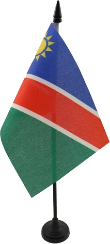 Miniatura 97 de AZ FLAG Sierra Leone Bandera de mesa 5'' x 8'' - Bandera de escritorio de Sierra Leona 21 x 14 cm - Bastón y base de plástico negro