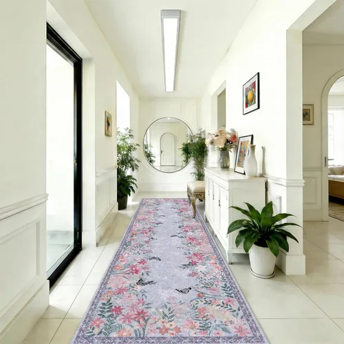 Miniatura 26 de Alfombra de pasillo de cocina de 2 x 6 pies para pasillo, alfombra de pasillo lavable con parte trasera antideslizante, alfombra suave de pelo bajo