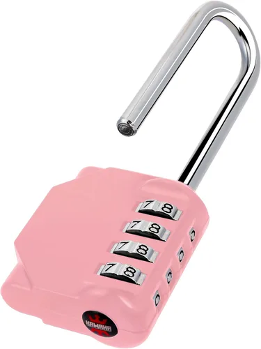 Miniatura 18 de CL21KG - Candado de combinación de 2.6 pulgadas de largo con grillete, candado de combinación de 4 dígitos, establece tu propia combinación para 1 x