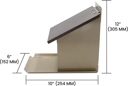 Miniatura 5 de Zenport Z38079 - Fiambrera de ardilla con tolva y comedero para ardillas, ayuda a desviar a las ardillas de los comederos dedicados para pájaros
