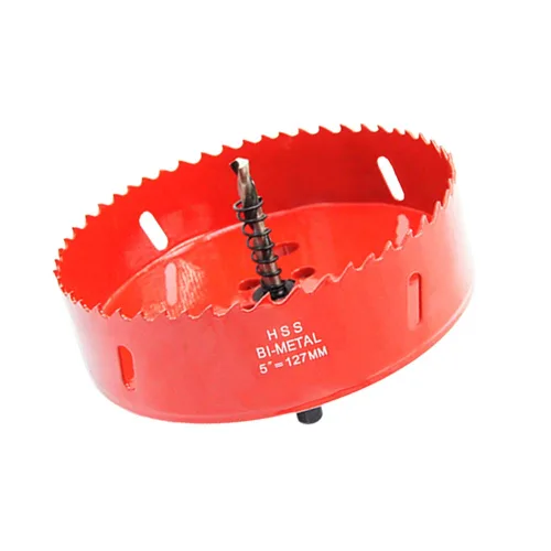 Miniatura 9 de Broca bimetálica para taladro, cortador de orificios HSS con eje para madera y metal
