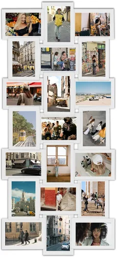 Miniatura 9 de Jerry & Maggie Marcos de fotos de collage de 4 x 6 pulgadas para decoración de pared, collage de 18 aperturas para colgar en la pared para fotos