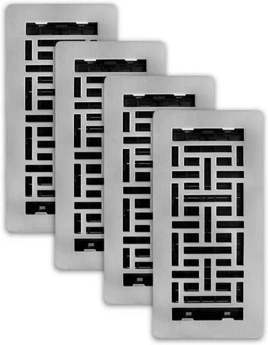 Miniatura 21 de Decor Grates LAJH310-BLK Rejillas de perfil bajo, 3 x 10, orientales, negras texturizadas