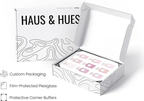 Miniatura 4 de HAUS AND HUES Arte de pared glamuroso Eau De Parfum Blush Pink Decoración de pared de moda para mujer, tocador, pósteres rosados y decoración