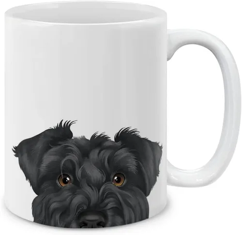 Miniatura 18 de MUGBREW Taza de té de cerámica bicolor blanco y naranja con gato atigrado Gatito, 11 oz
