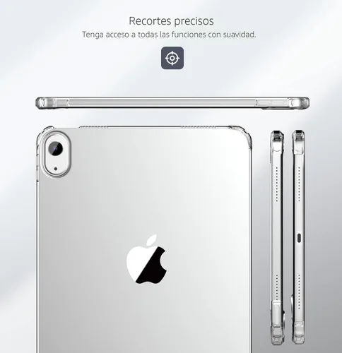 Miniatura 8 de MoKo Funda transparente para iPad (A16) de 11ª generación 2025 de 11 pulgadas/10ª generación 2022 de 10.9 pulgadas, TPU suave y ligero, 1