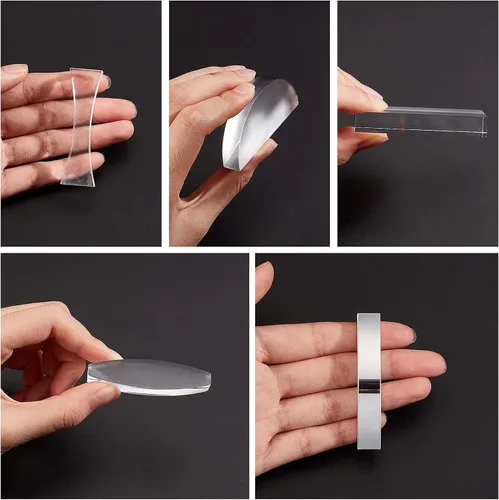 Miniatura 3 de AHANDMAKER Juego de 5 experimentos físicos ópticos, lentes acrílicas y prisma totalmente pulidos para suministros de laboratorio, enseñanza