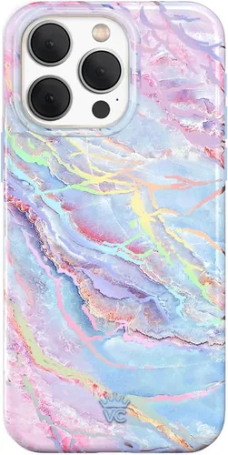 Miniatura 76 de VELVET CAVIAR Funda para iPhone 15 Pro, compatible con MagSafe, probada en caídas de 10 pies, con purpurina Galaxy Purpurina (Galaxy glitter)