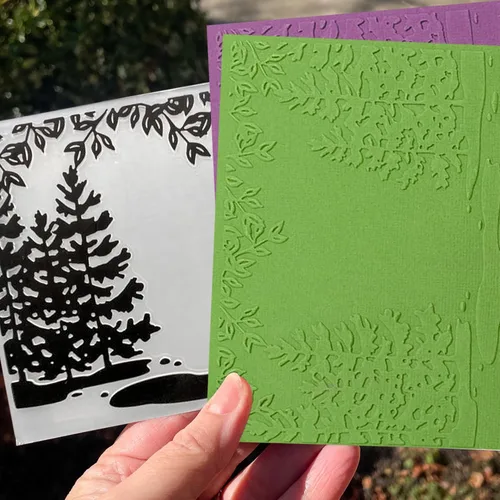 Miniatura 5 de Grove - Carpetas en relieve para hacer tarjetas, álbumes de recortes y estampación, suministros para hacer tarjetas y otras manualidades de papel