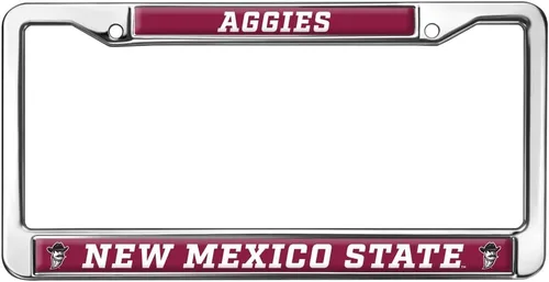 Miniatura 73 de Texas A&M University - Texarkana Mascot - Marco de metal estándar para placa de matrícula de tamaño completo