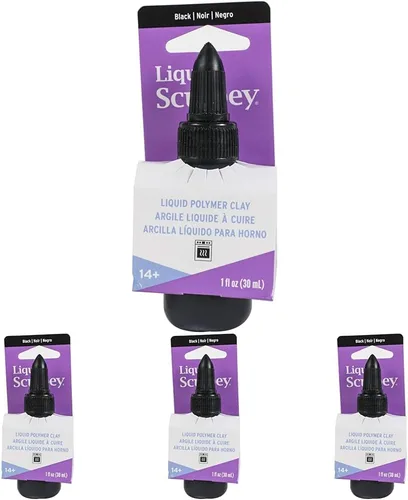 Miniatura 4 de Liquid Sculpey® - Arcilla líquida de polímero para horno, perla, botella de 1 onza, ideal para joyas, vacaciones, bricolaje, medios mixtos