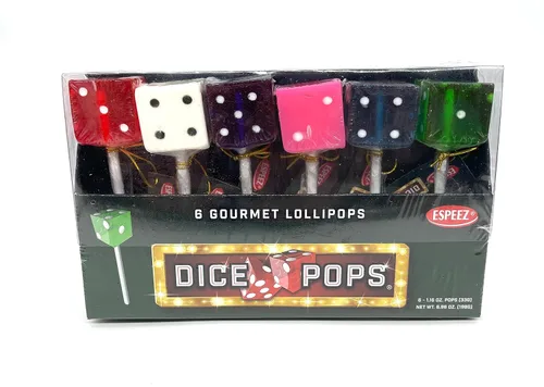 Miniatura 12 de PKM Candies - Paquete de 12 chupones cuadrados cuadrados de moda antigua: paquete de ventosas con sabor envuelto individualmente por Espeez - Party