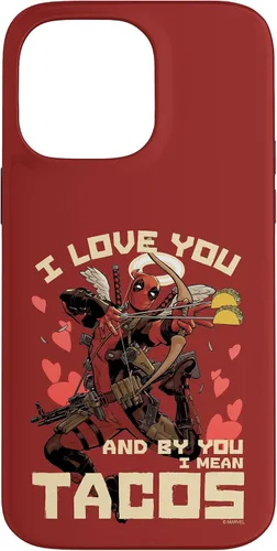 Miniatura 47 de Marvel Deadpool I Love You and by You I Mean Tacos - Carcasa para iPhone 17