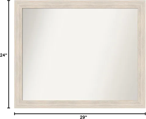 Miniatura 208 de Amanti Art Espejo personalizado, espejo estrecho de baño de oro blanco, espejo de pared o espejo de tocador de baño sobre el fregadero