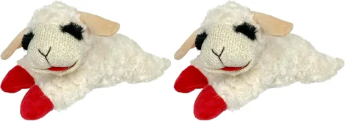 Miniatura 16 de Multipet Lamb Chop Juguete de Peluche para Perros - Juguete Chirriante para Todos los Perros - Peluche Extra Suave - Animal de Peluche