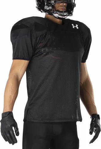 Miniatura 2 de Under Armour Camiseta de práctica juvenil, talla M, color negro
