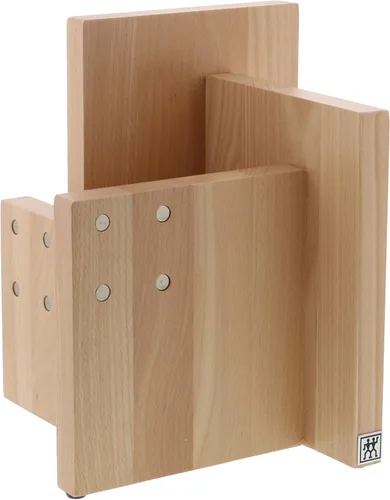 Miniatura 7 de ZWILLING Bloque de cuchillos italiano, 10" x 10" x 16", madera de haya natural