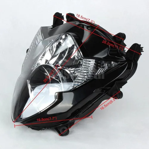Miniatura 4 de Faro delantero de motocicleta para Suzuki GSXR1000 2005 2006 05 06 GSX-R 1000, GSX650F 08-09, GSX1250FA 2010-XX
