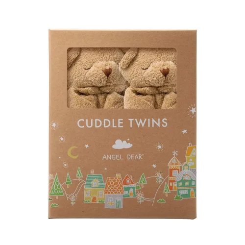 Miniatura 12 de Angel Dear - Conjunto de gemelos de conejito beige