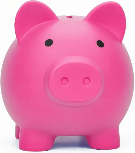 Miniatura 15 de Alcancía para Sbrvaniy Piggy Coin Banks para niños y niñas, mi primer banco de dinero de plástico irrompible tamaño S/M/L decoración ahorro Navidad