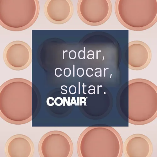 Miniatura 7 de Conair 20 ruleros compactos para cabello de distintos tamaños, Rosado Canela