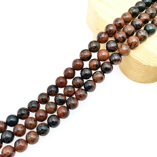 Miniatura 21 de Basigeese Cuentas de piedras preciosas naturales para la fabricación de joyas, cuentas de piedra lisa redonda pulida, cuentas de piedra auténtica