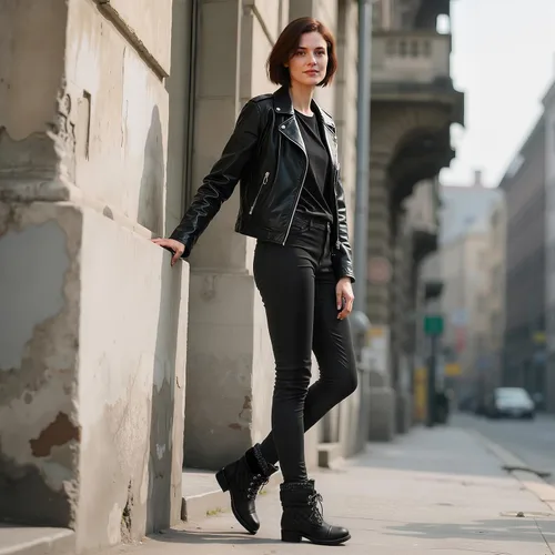 Miniatura 33 de STQ Botas de combate con cordones para mujer