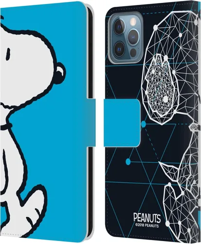 Miniatura 247 de Head Case Designs Funda de piel con licencia oficial de Peanuts Snoopy & Woodstock Balloon Halfs and Laughs para Apple iPhone 7/8/SE 2020 y 2022