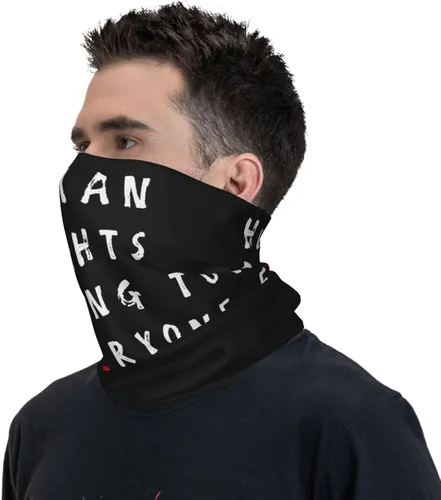 Miniatura 8 de Human Rights Belong to Everyone Head Wrap, Neck Gaiter, Headband, Fishing Mask, Magic Scarf Face Bandana Mask Neck Tube Balaclava for
