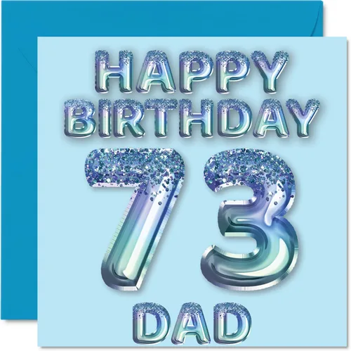 Miniatura 119 de Stuff4 Tarjeta de primer cumpleaños para niños, globo de fiesta con purpurina azul, tarjetas de feliz cumpleaños para niño de 1 año, nieto, hijo, 57
