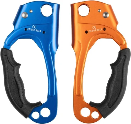 Zeluga Quick Up Rope Ascender for Both Hand, UIAA & ISO & CE Certified Hand Ascender, Rope Clamp for 8~13MM Rope