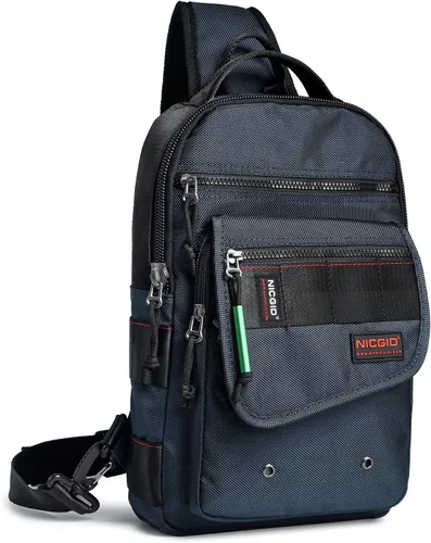 Miniatura 8 de NICGID Bolsos de bandolera, mochilas de hombro para el pecho, bolsos cruzados, bolsa de pecho al aire libre, mochila de viaje para hombres y mujeres
