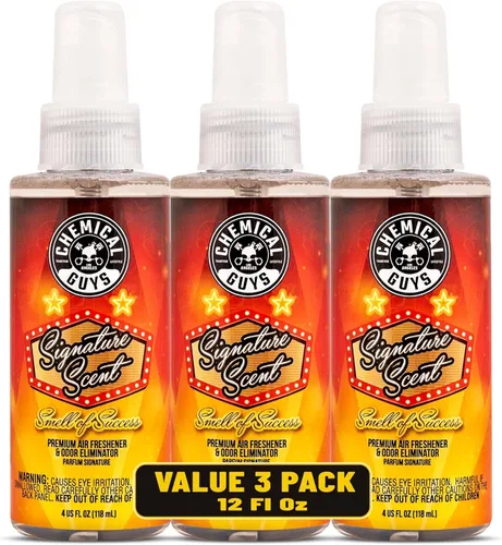 Miniatura 9 de Chemical Guys Black Frost Air - Ambientador en aerosol premium para automóvil y eliminador de olores, aerosol de aroma masculino fresco