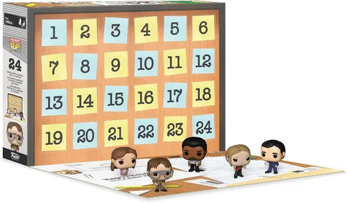 Miniatura 2 de Funko Pop! Calendario de Adviento: The Office - Michael Scott - 24 Días de Sorpresas - Mini Figuras de Vinilo Coleccionables - Caja Misterio - Idea