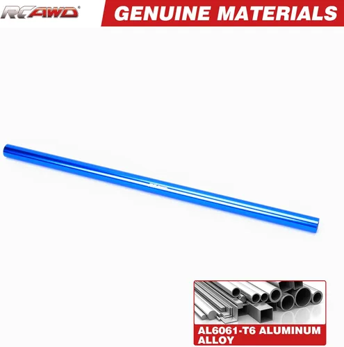 Miniatura 3 de RCAWD Aleación de aluminio 227Mm eje de transmisión central para 1-10 Arrma 4s Kraton Azul Oscuro