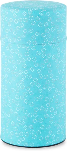 Miniatura 19 de NOREN Lata para Té Japonesa de Hojalata (Papel Yuzen Washi - Oboro Sakura/Rosa), Tamaño de 7.06 oz/Fabricado en JAPÓN con Tapa Interior Incluida
