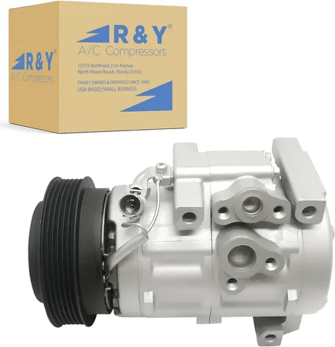 RYC Compresor de aire acondicionado automotriz AFG120 (no es compatible con Kia Sorento 2009 3.3L o 3.8L)
