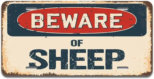 Miniatura 26 de SignMission Beware of Simmental Cattle - Placa de matrícula de aluminio de 12 x 6 pulgadas, se adapta a cualquier automóvil, camión, SUV, RV